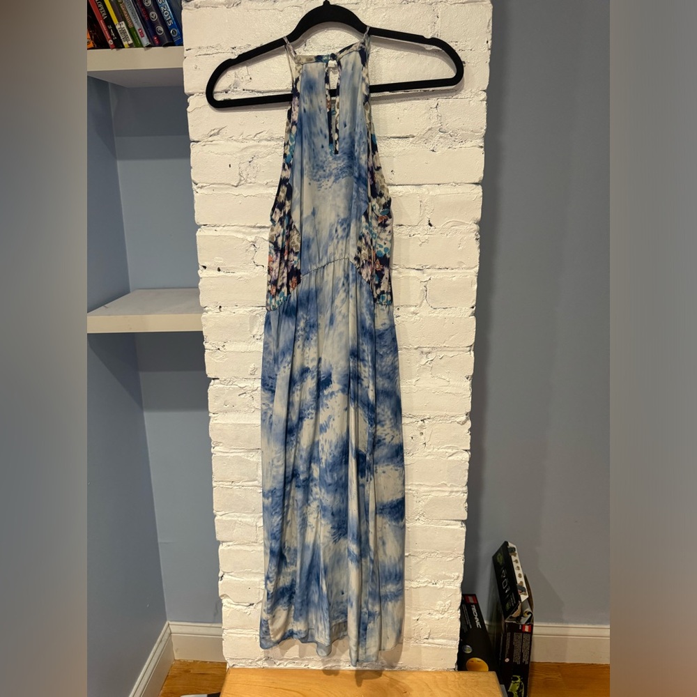Rebecca Taylor Blue and White Maxi Dress - Picture 4 of 7
